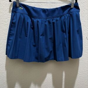 Lacoste Women’s Navy Pleated Tennis Skirt